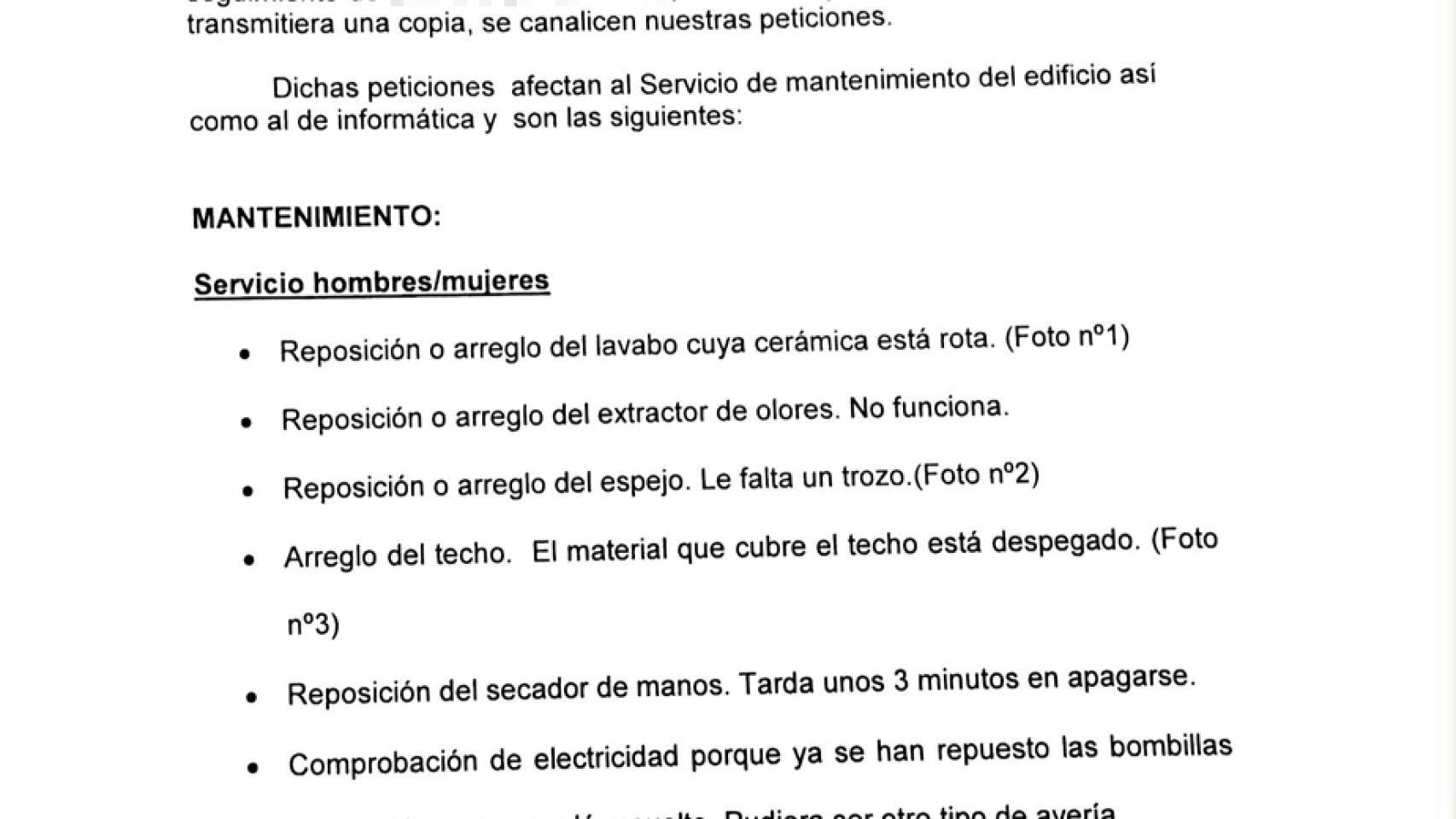 Reclamación de los traductores de la Audiencia Nacional en diciembre de 2015