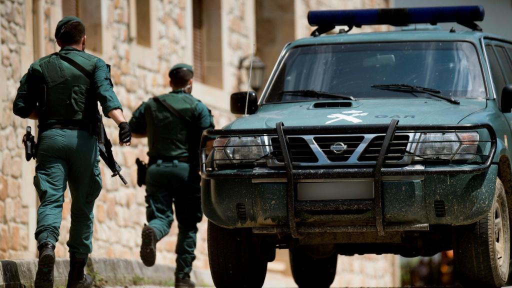 Agentes de la Guardia Civil que han participado en la búsqueda de Luciano José Simón.