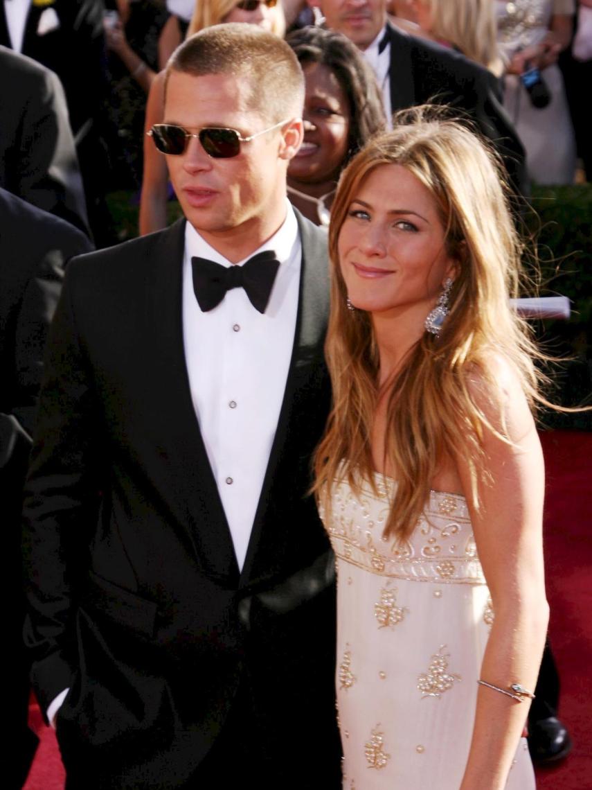 Brad Pitt y Jennifer Aniston.