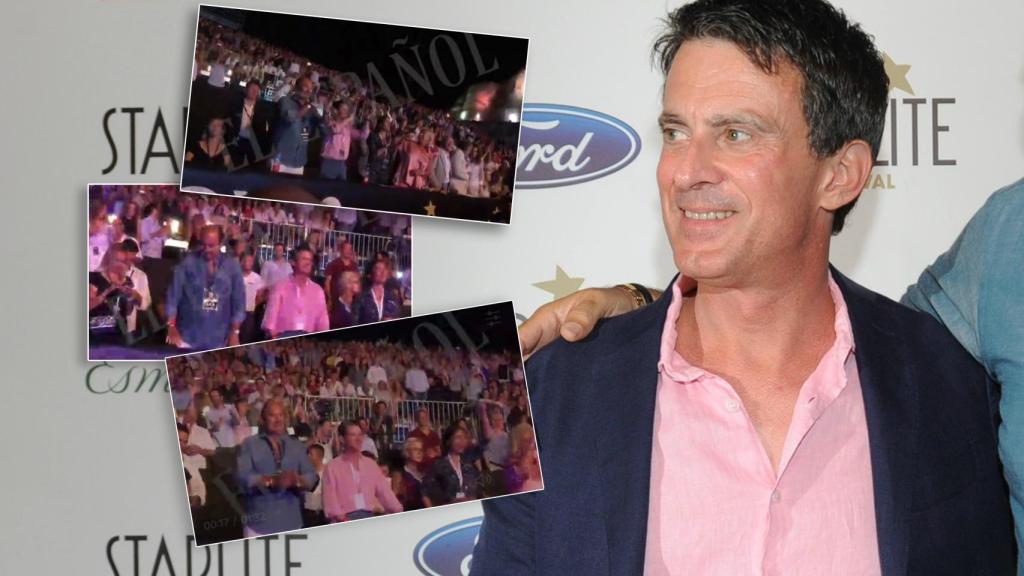 Manuell Valls en un montaje.