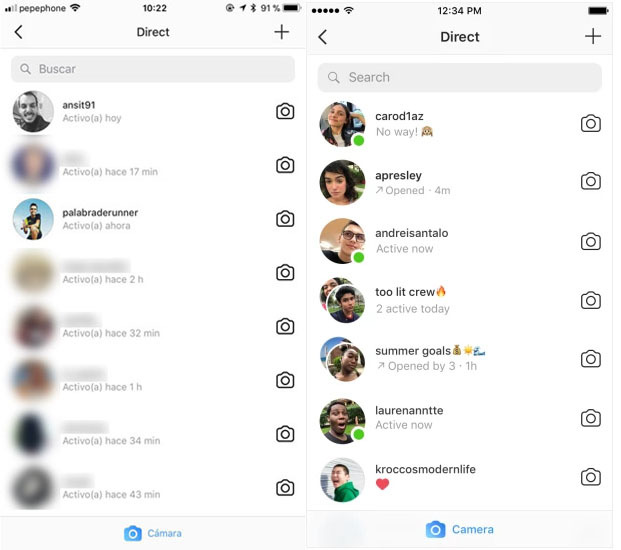 instagam activo ahora