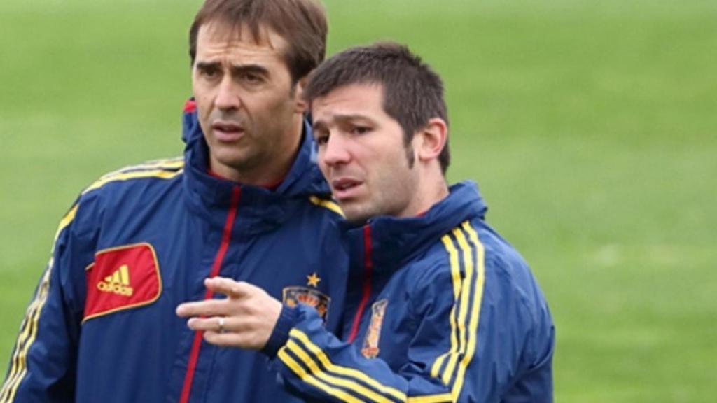 Lopetegui y Celades. Foto: sefutbol.com