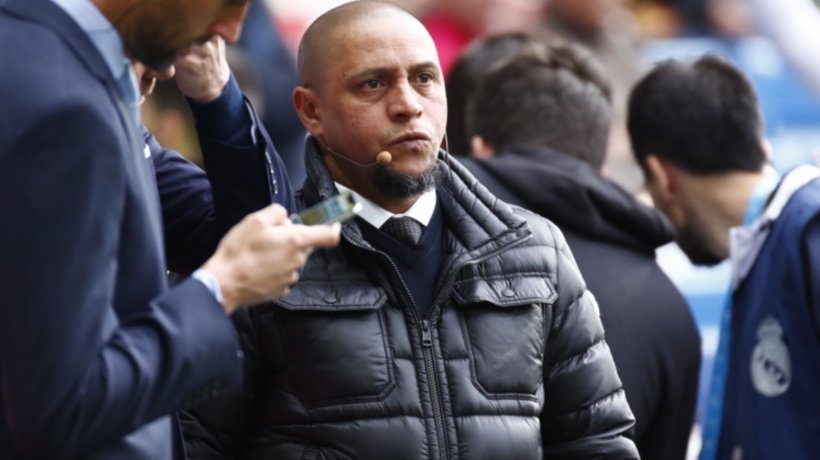 Roberto Carlos, en el Real Madrid-Celta. Foto: Pedro Rodriguez/El Bernabéu