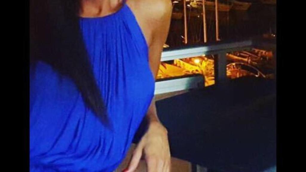 Sol DOnato, unas horas antes del incidente. Este es el vestido que llevaba cuando no la dejaron entrar en Ritzi