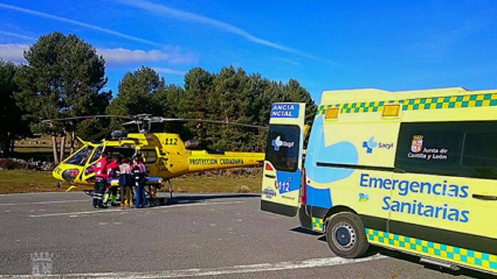 112 rescate helicoptero