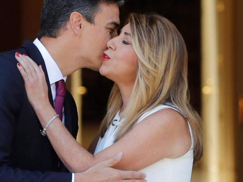 Reunión Pedro Sánchez y Susana Díaz