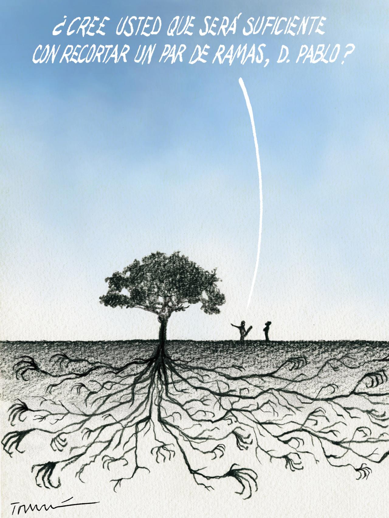 Cortar un par de ramas...