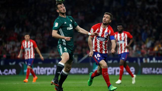Partido entre el Betis y el Atlético