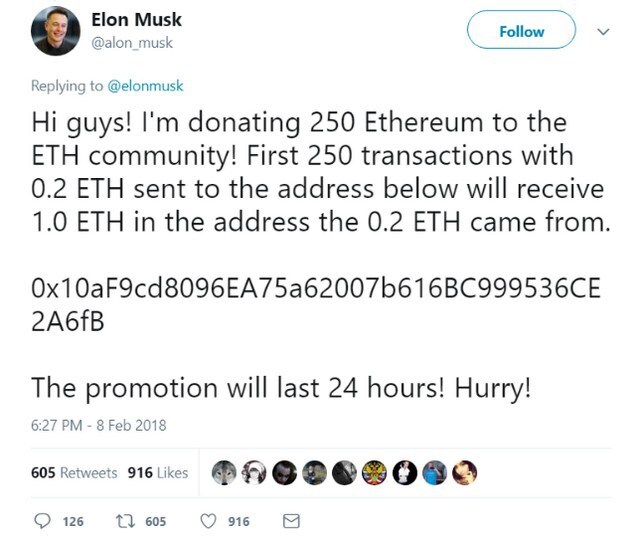 elon musk estafa criptomonedas