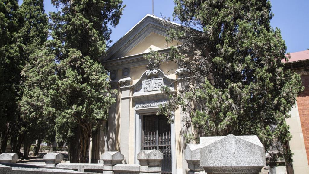 Panteón en el que está enterrado Rafi Escobedo.