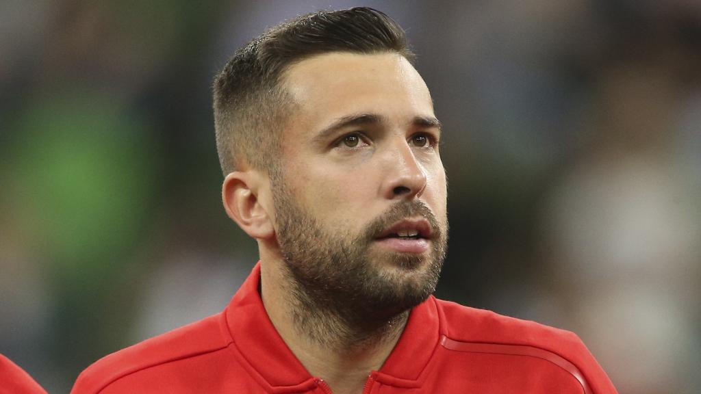 Jordi Alba, con la selección española