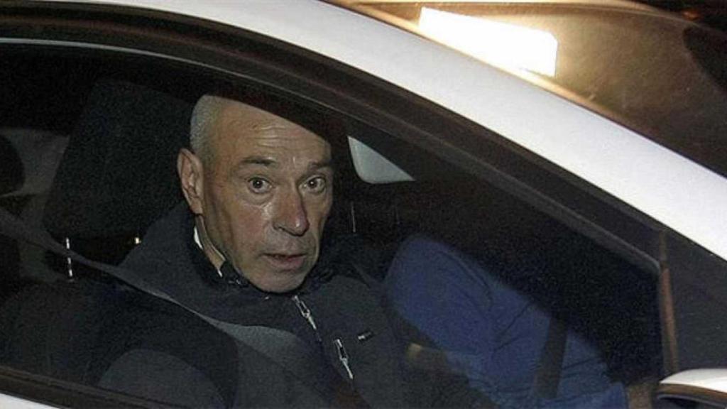 El etarra Santi Potros, a su salida de la cárcel el pasado 4 de diciembre de 2014.