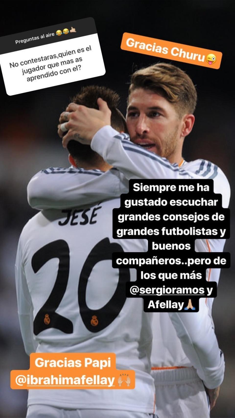 Fotografía subida por Jesé a sus redes sociales. Foto: Instagram (@jeserodriguez10)