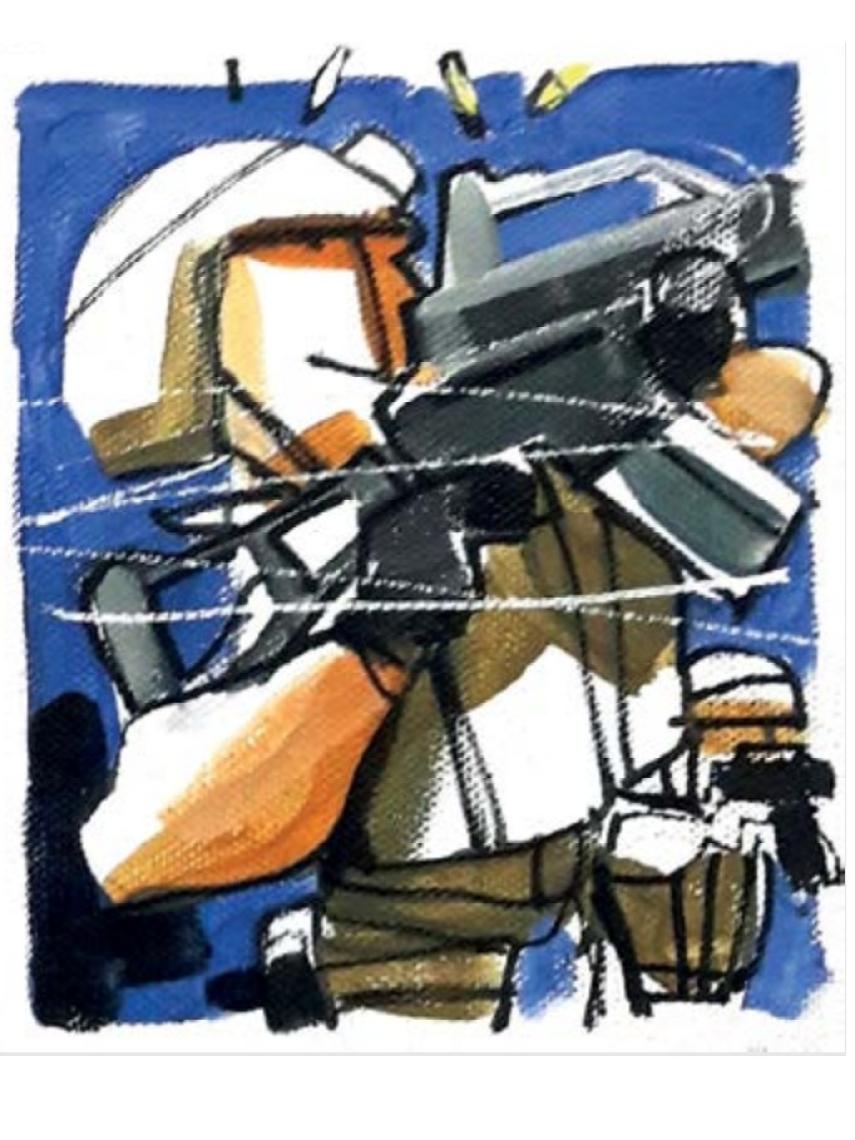 Los talibán atacaron con ametralladoras y lanzagranadas.