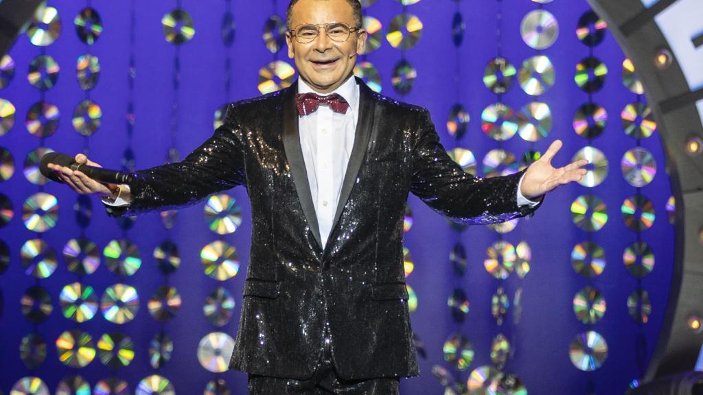 Jorge Javier Vázquez en el estreno de su obra 'Grandes éxitos' en Barcelona.