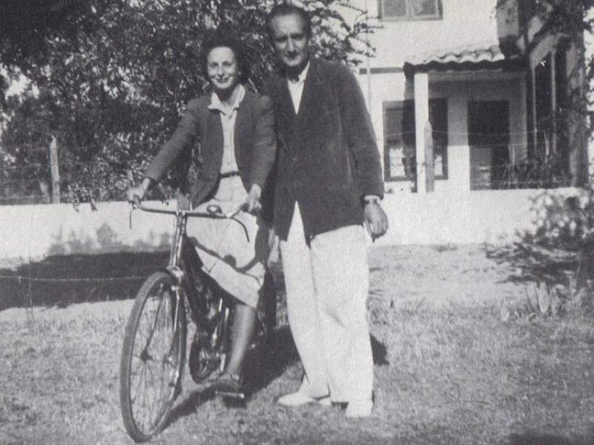 Felicidad Blanc con Leopoldo Panero.