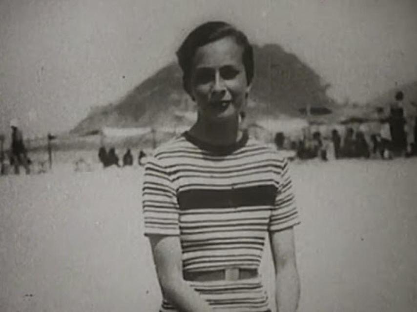 Felicidad Blanc en su juventud.