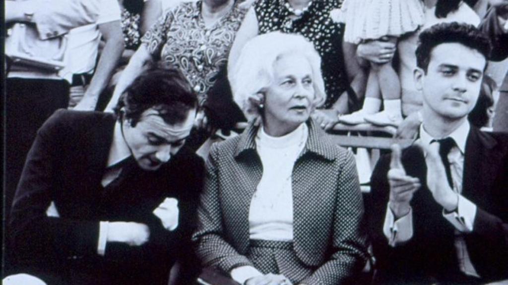 Felicidad Blanc con los Panero.