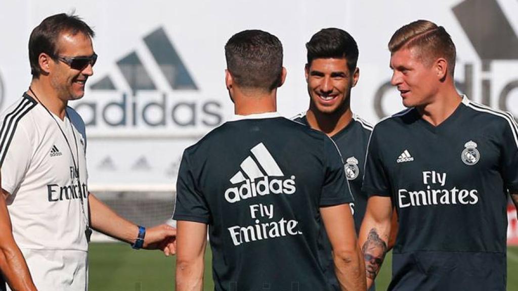 Nuevas caras en el entrenamiento del Madrid