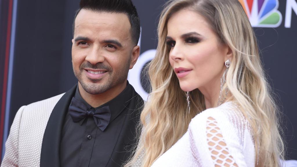 Luis Fonsi y Águeda en marzo de este año.