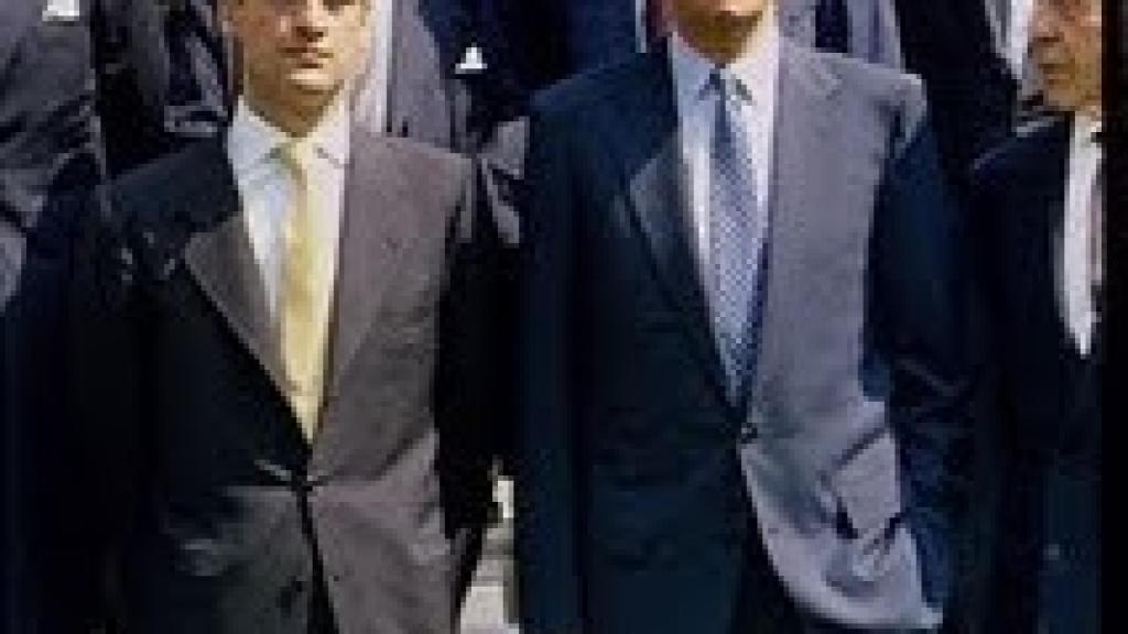 Mario Conde junto al Rey emérito.