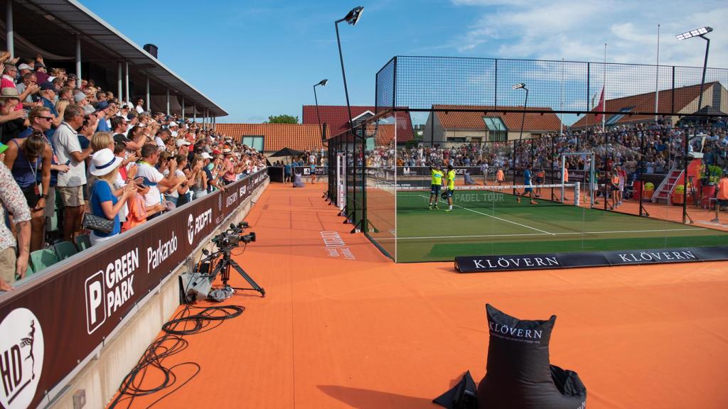 Escenario de la final del Abierto de Suecia. Foto: worldpadeltour.com