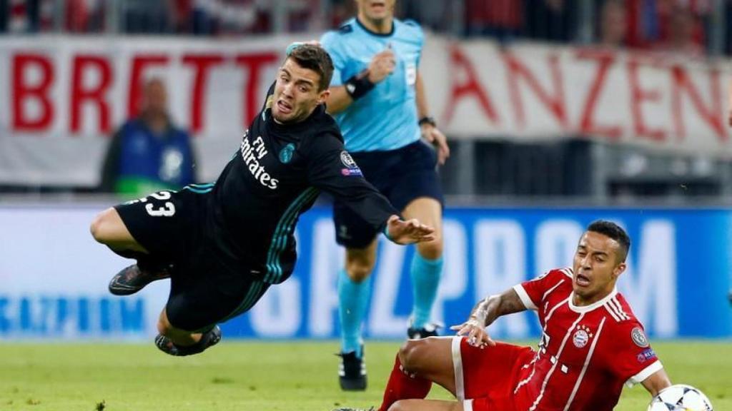 Kovacic durante un partido del Real Madrid contra el Bayern en Champions