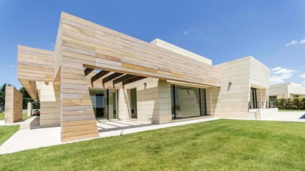 La casa de Cristiano Ronaldo en Madrid.