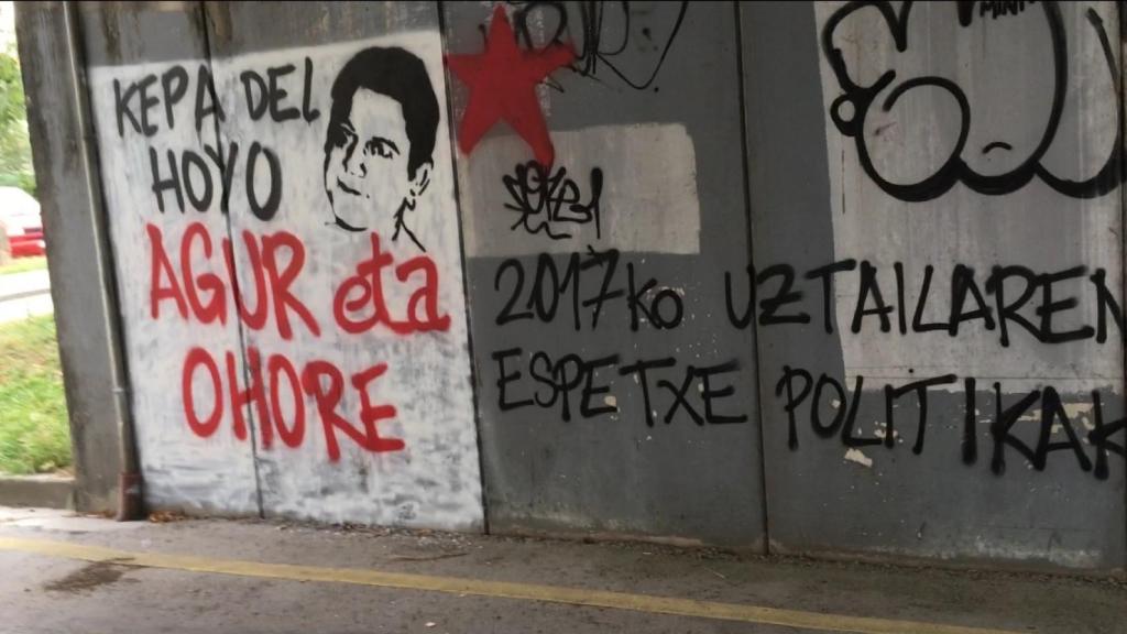 Homenaje al etarra Kepa del Hoyo.