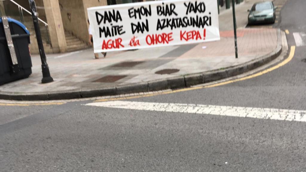 Homenaje al etarra Kepa del Hoyo.