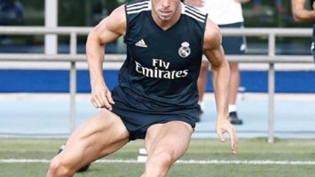 Bale entrenando con el Real Madrid. Foto: Instagram. (@garethbale11)