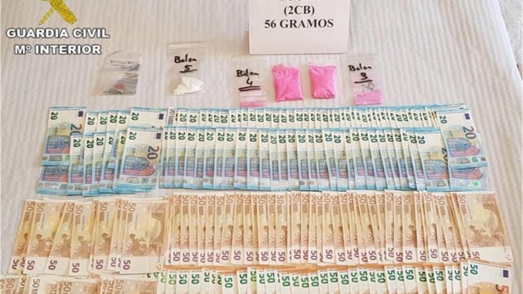 La Guardia Civil incautó esta semana 56 gramos de 2CB