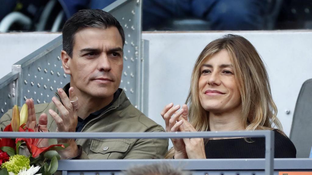 Pedro Sánchez y Begoña Gómez en mayo de 2018.