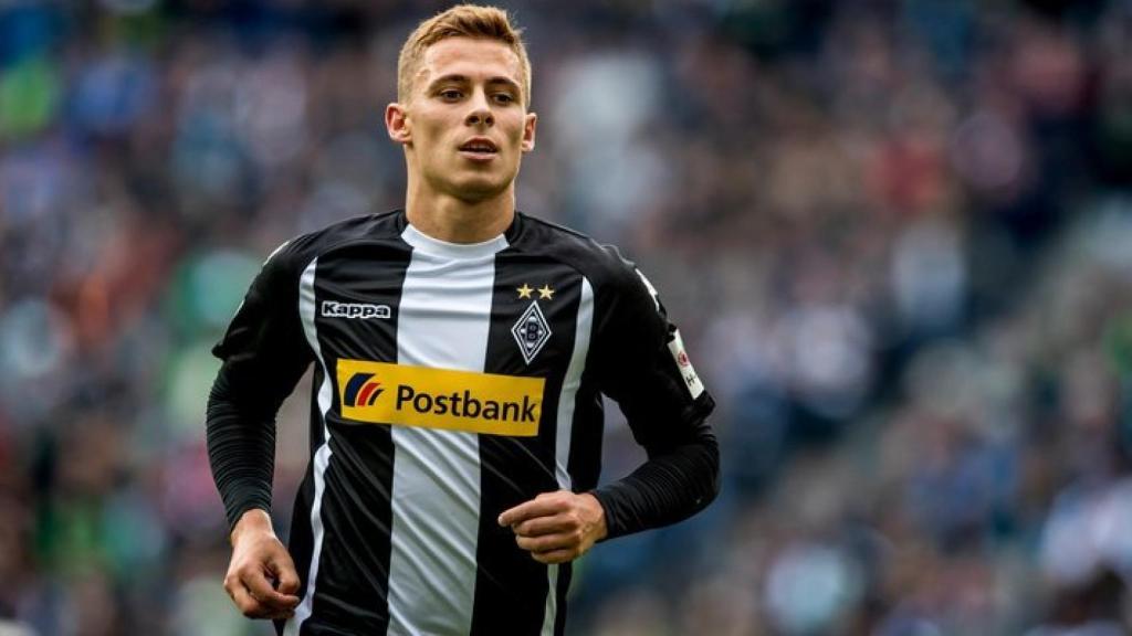 Thorgan Hazard, en un partido con el Borussia Mönchengladbach. Foto: borussia.de