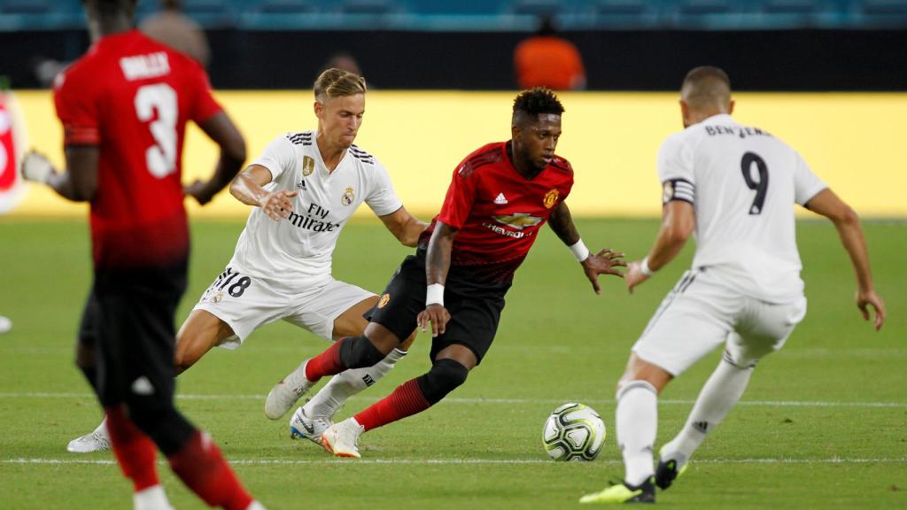 Las mejores imágenes del Manchester United - Real Madrid