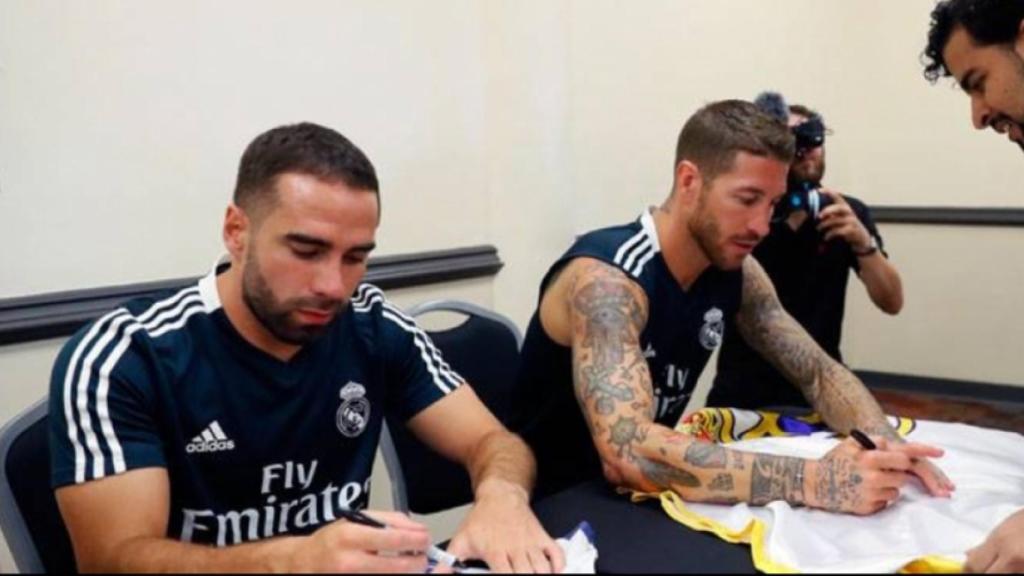 Carvajal y Ramos, en la firma de autógrafos en Miami