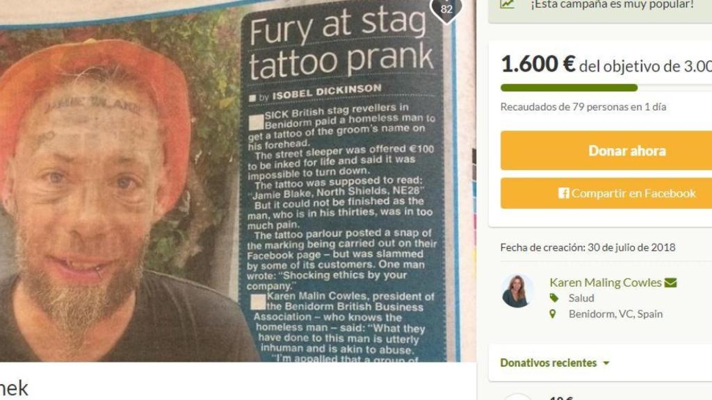 Campaña para ayudar al sin techo de Benidorm.