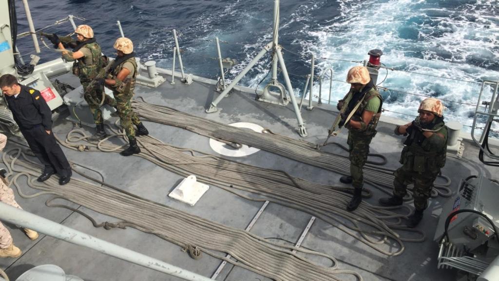 Ejercicio de adiestramiento de los militares libios.