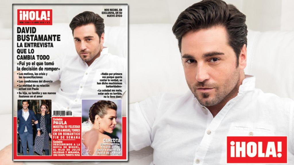 David Bustamante en la portada de '¡HOLA!'