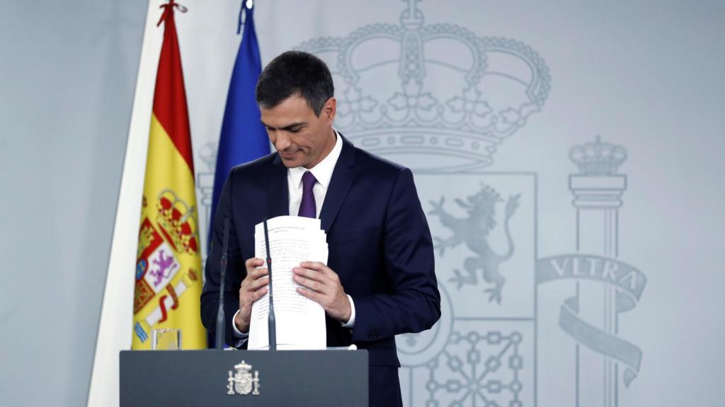 Comparecencia presidente del Gobierno, Pedro Sánchez.