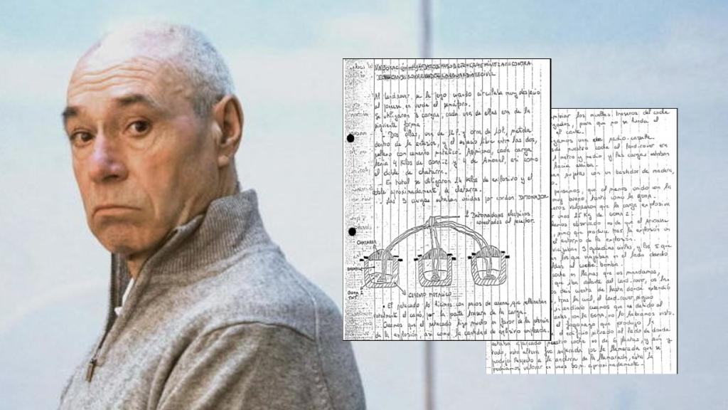 Documentos intervenidos a Santi Potros tras su detención en Francia.