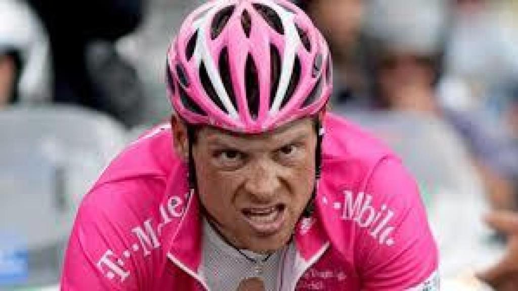 Jan Ullrich, durante una gran vuelta cuando corría con el equipo T-Mobile.