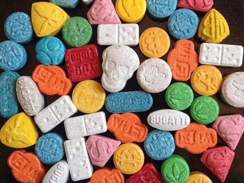Unas pastillas de MDMA.