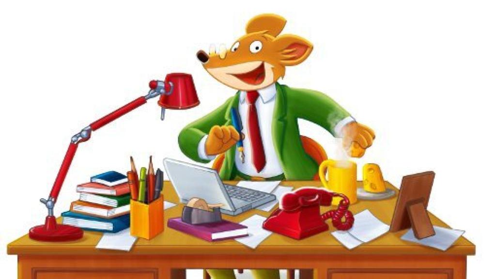 Image: Geronimo Stilton: Vivaldi y Mozart son mis favoritos, me hacen dormir... quiero decir, ehm, me relajan