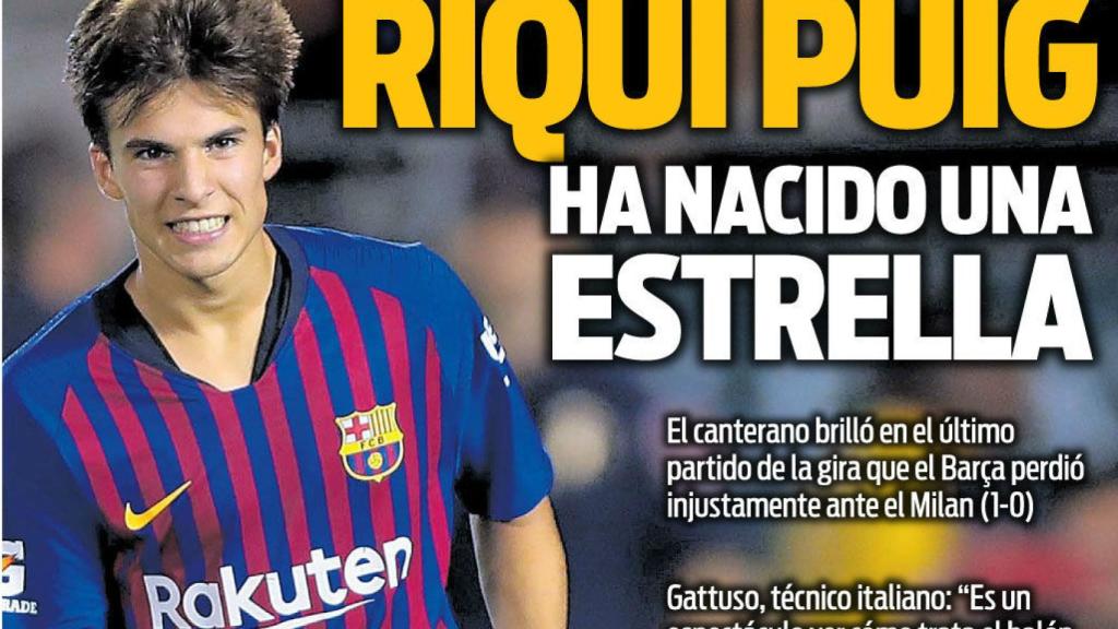 La portada del diario Sport (06/08/2018)