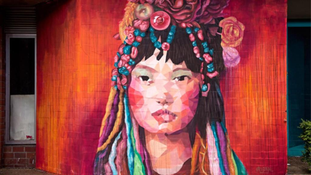 Image: Dormir entre arte urbano