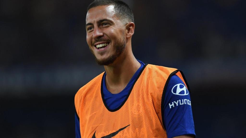 Hazard durante un partido de pretemporada. Foto: Twitter. (@ChelseaFC)