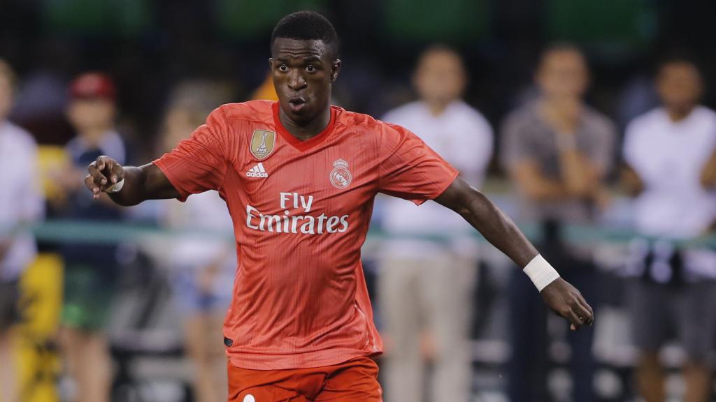 Vinicius se enfrenta a la Roma en un partido con el Madrid
