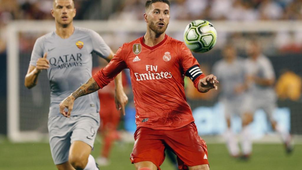 Sergio Ramos, ante la Roma