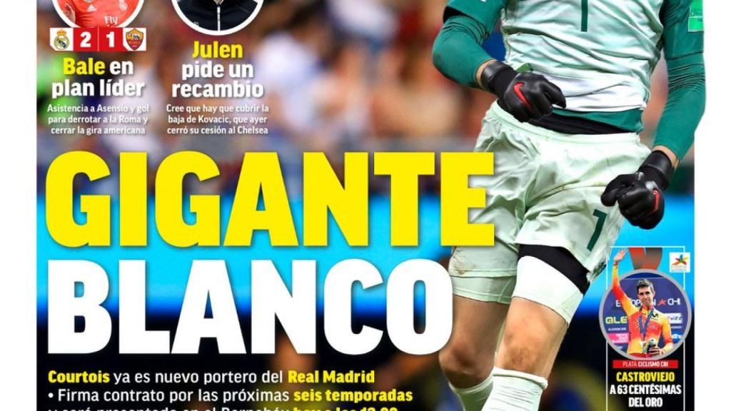 Portada MARCA (09/08/2018)
